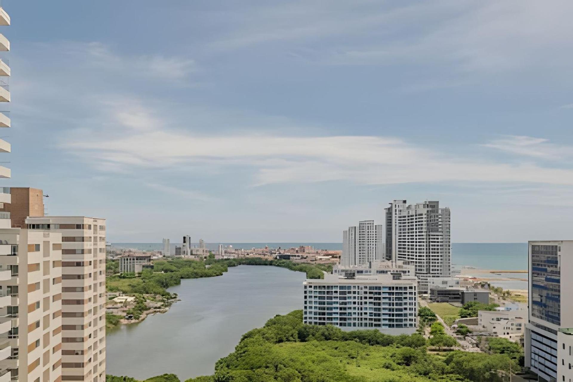 Modern 3br Apartment, Sea View And Historic Center Apartamento Cartagena